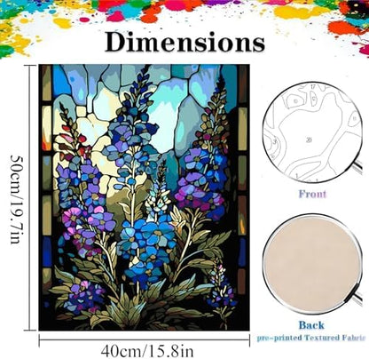 Flower Paint by Number for Adults, Paint by Numbers for Adults Beginner - Image 4