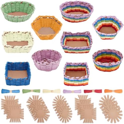FREEBLOSS 15 Set Basket Weaving Kit Basket Making Kit for Adults Beginners by FreeandCreativeCraftsArt