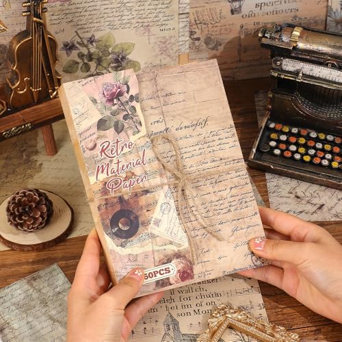 icceemee 160 Sheets of pinstripe Scrapbook Paper, journaling Scrapbook Supplies Craft Collage Paper Set, Junk Journal Bullet Journal Poster Room Decor for Card Making Decorative Gifts by ICCEEMEE