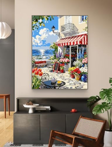 ZRIZQ Paint by Numbers Kit for Adults Beginner Landscapes,City Scape,16x20 - Image 6