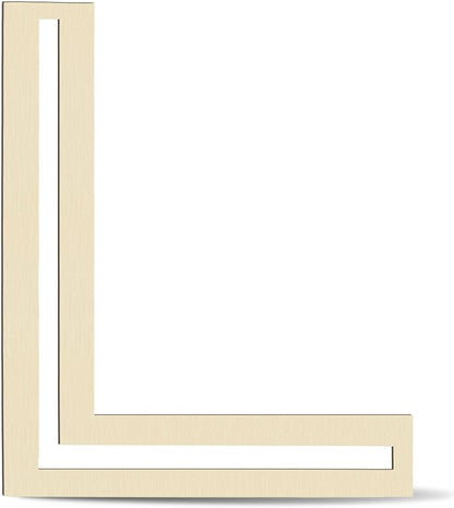 Large Wooden Letters 14 inch for Wall Decor Crafts Big Wood Letter L 1/5 Inch Thick Unfinished Alphabet Cutouts Paintable Letters for DIY Wreath Home Party Wedding Baby Nursery Decorations (L)