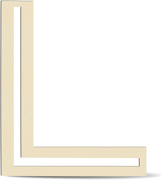 Large Wooden Letters 14 inch for Wall Decor Crafts Big Wood Letter L 1/5 Inch Thick Unfinished Alphabet Cutouts Paintable Letters for DIY Wreath Home Party Wedding Baby Nursery Decorations (L)