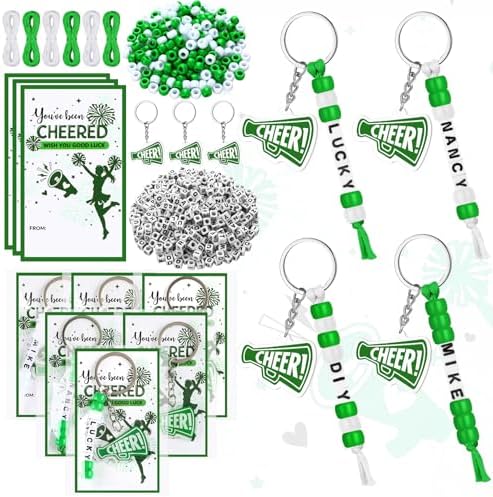 Suncalla 996 Pcs 24 Set Cheer Keychain Making Kit DIY Key Chain Crafts Gift by Unknown