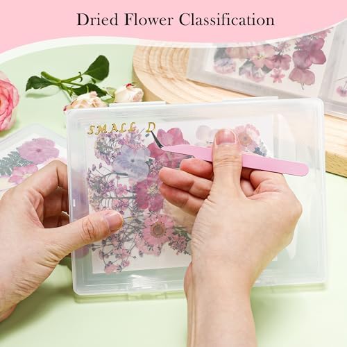 Aboofx 6PCS Dried Flower Storage Set with Blotting Paper, Ziplock Bag and Desiccant, Flower Preservation Kit - Good Seal, High Capacity to Keep Flowers Color and Dry (4pcs 6.5"x2.7" + 2pcs 10"x7") - Image 5