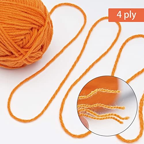 NICEEC 300g Soft Assorted Colors Yarn 100% Acrylic 870yds -Series 8 - Image 3
