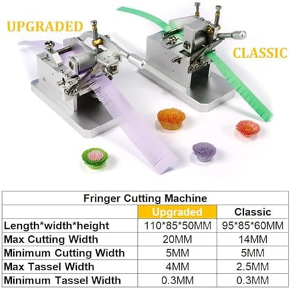 Paper Art Tassel Machine, Manual Quilling Fringer Machine with Adjustable Tassel Length and Width, 3D Handmade Paper Cutting Roll Machines, No Electricity Required, for Handmade Crafts(Classic) - Image 2