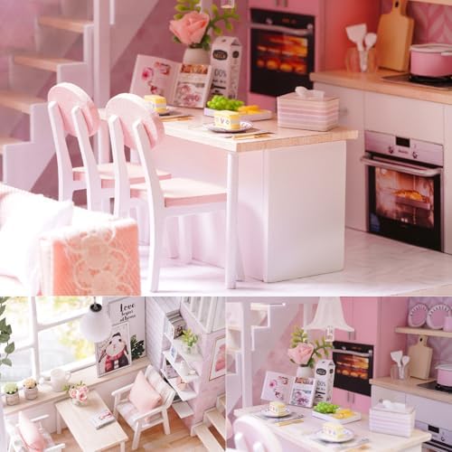 DIY Miniature Dollhouse Kit with Furniture Plus Dust Proof & Music Movement - Image 5