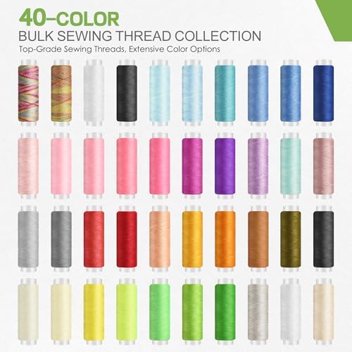 Baryfokwo Sewing Kit for Adults with Ultra Sharp Fabric Scissors, 242 Pcs Newly Upgraded Portable Travel Sewing Kit Professional Hand Needle and Thread Kit for Beginners Home Travel - Image 3