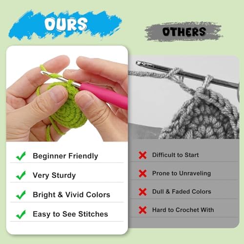 Totiro Crochet Kit for Beginners, Sunflower Amigurumi Starter Kit, Easy DIY Craft Set with Step-by-Step Video Tutorials, Flower Crochet Pattern Learning Kit for Teens Adults Birthday Gift with Lanyard - Image 3