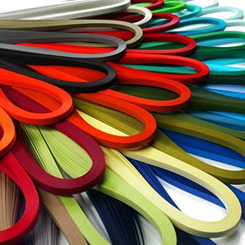 JUYA Quilling Strips Set 2880 Strips 72 Colors 3mm - Image 4