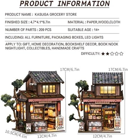 Spilay DIY Miniature House Kit for Adults, Miniature Dollhouse Kit - Image 2