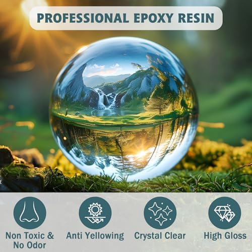 IGaiety Epoxy Resin Kit, 2 Gallon Crystal Clear Self-Leveling Resin - Image 4