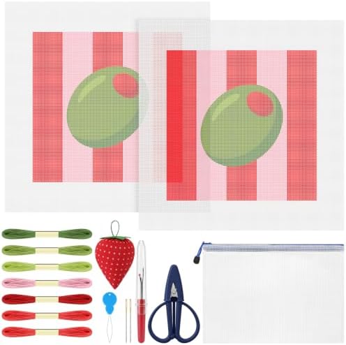 XunYee Needlepoint Canvas Kit, Martini by XunYee