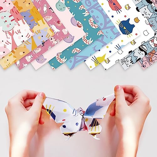 Origami Paper 6x6" Double Sided 12Pack/Set 10Colors Origami Kit,Craft Paper - Image 5