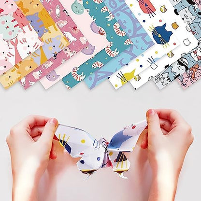 Origami Paper 6x6" Double Sided 12Pack/Set 10Colors Origami Kit,Craft Paper - Image 5