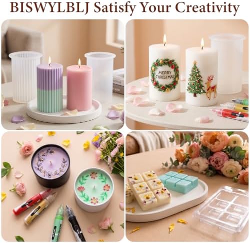BISWYLBLJ Candle Making Kit,Soy Candle Making Supplies for Adults Beginner - Image 6