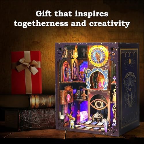 VORATHIS Book Nook Kit, DIY Miniature House for Adults (Mystical Tarot) - Image 6