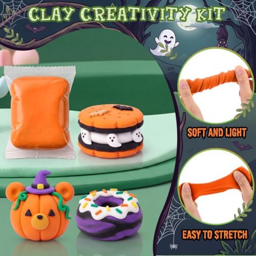 Air Dry Clay Bulk, Modeling Clay for Kids, 100 Pcs, Dark Color - Image 3