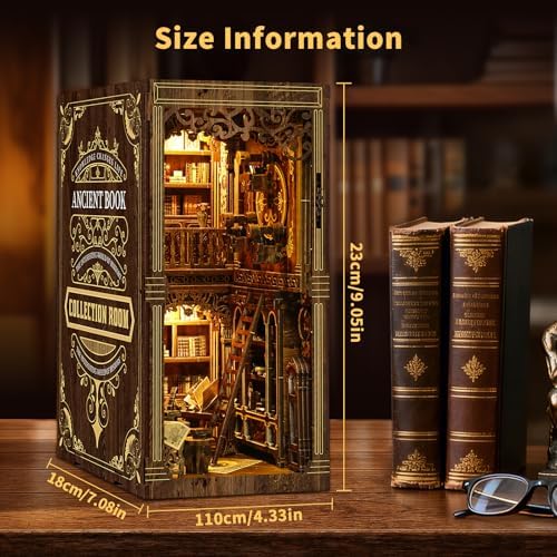 CLICLIET Book Nook, DIY Book Nook Kits for Adults, 3D Tiny Dollhouse Kits - Image 2