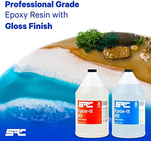 Epox-It 80 Multi-Purpose High Gloss Clear Epoxy Resin Kit 2 Gallon - Image 4