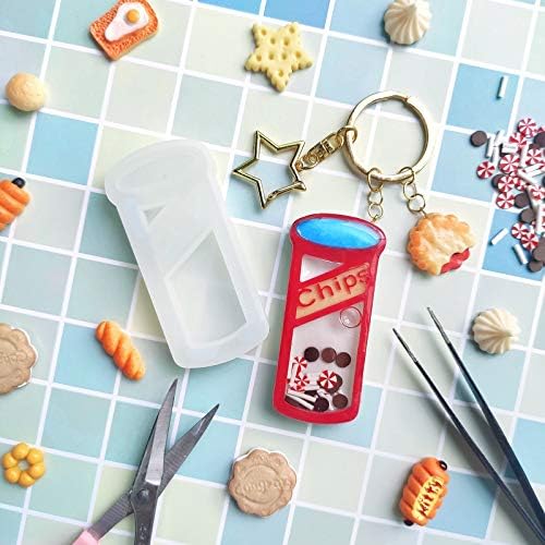 Resin Shaker Molds Set Charms Pendant Jewelry Making Supplies, Drinking Cup, Handheld Game, Chips, Candy 4 Silicone Trays with 5 Seal Films Larger 3inch - Image 6