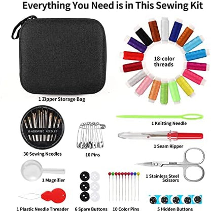 Marcoon Sewing Kit for Adults, Portable Needle & Thread Repair Kit - Image 2