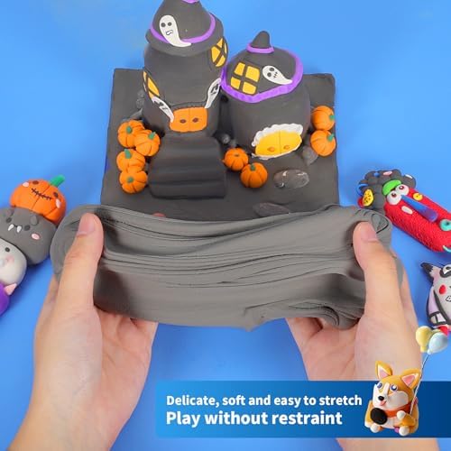 ifergoo 100g Gray Air Dry Clay, 3.5oz DIY Creative Modeling Clay for Kids - Image 2
