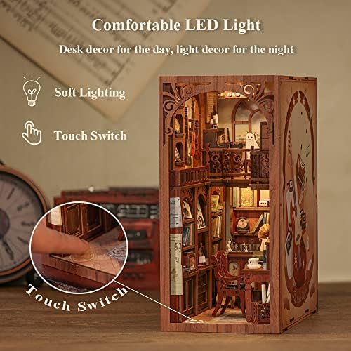 CUTEBEE Book Nook Kit DIY Miniature House Dollhouse for Adults - Image 2