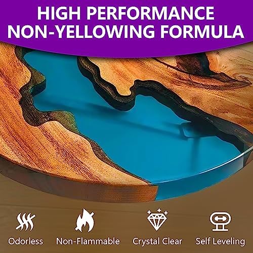 72oz Epoxy Resin Kit, Crystal Clear, Self-Leveling, Easy 1:1 Mix - Image 2