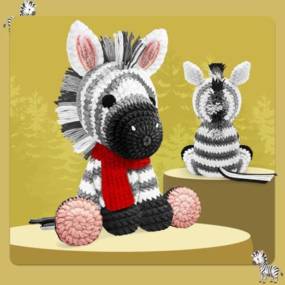 CODGP Crochet Kit for Beginners, 11.8-Inch Zebra Crochet Kit for Adults - Image 6