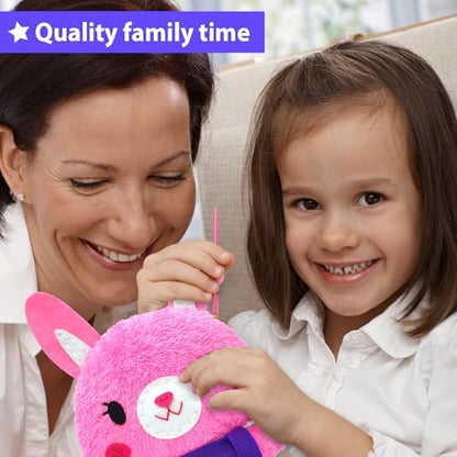 KRAFUN Bunny Sewing Kit for Kids Ages 8-12 - No Scissors No Glue - Image 5