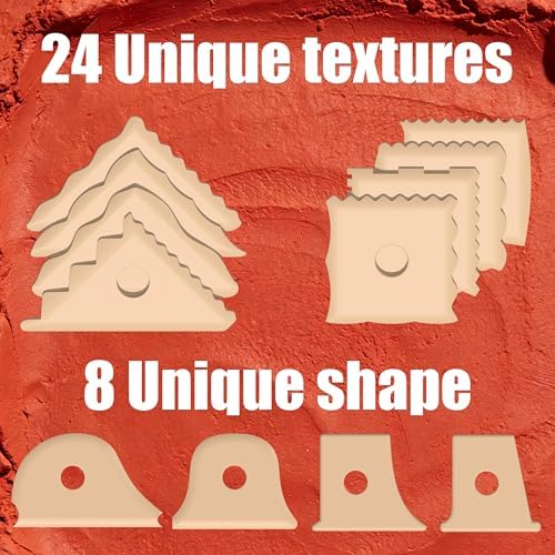 Maiguinzaa 12-piece Pottery Art Tool Set, Clay Shape Carving Tool kit - Image 4