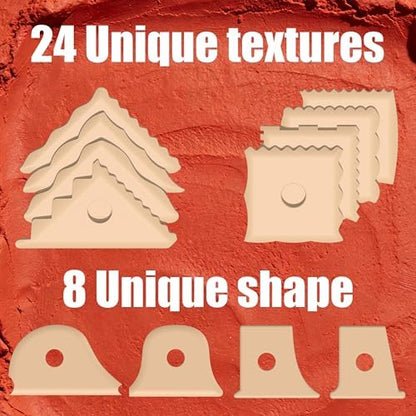 Maiguinzaa 12-piece Pottery Art Tool Set, Clay Shape Carving Tool kit - Image 4