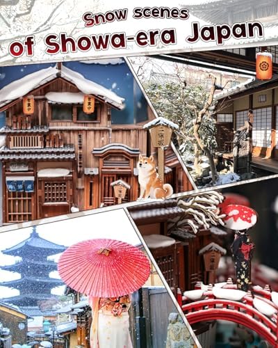 Cutefun DIY Book Nook Kit Kyoto Snow Whisper – Japanese Snow Scene - Image 5