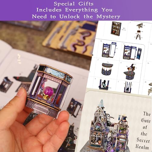 YSWOOD WORLD DIY Miniature House Kit for Adults, Mini House Kit with LED - Image 6