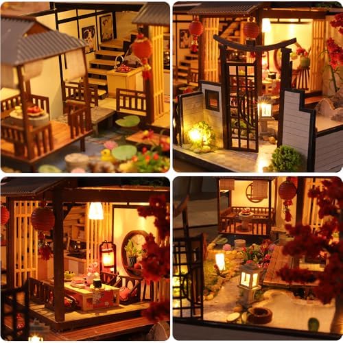DIY Miniature House Kit, Dollhouse for Adults to Build, Japanese Style - Image 4