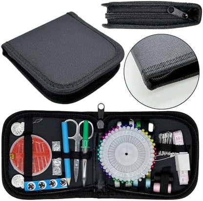 Yayatty 98 PCS Needle and Thread Sewing Kit for Adults, Basic Hand Sewing Starter Set Including Spools of Thread, Sewing Needles, Scissors, Thimble, Tape Measure for Beginners, Home, Travel - Image 7