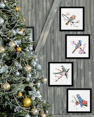 TINDTOP Embroidery Kit for Adults, Flowers and Bird Embroidery Practice Kits for Beginners Adults Include Embroidery Cloth Hoops Threads for Craft Lover Hand Stitch - Image 6