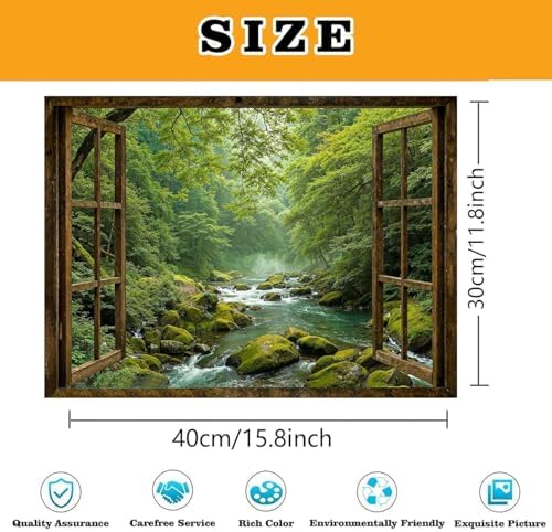 WUDWL Scenery Paint by Numbers Kit for Adults,Color By Numbers for Adults - Image 4