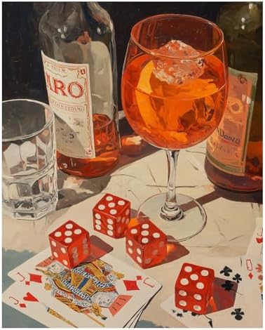 AUKELHJ Paint by Numbers Kit for Adults Beginner, Card Table, 16X20 Inch by Unknown