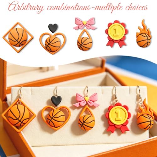 ORIGACH 17 Pcs Basketball Sports Theme Polymer Clay Cutters Set - Image 4