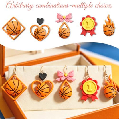 ORIGACH 17 Pcs Basketball Sports Theme Polymer Clay Cutters Set - Image 4