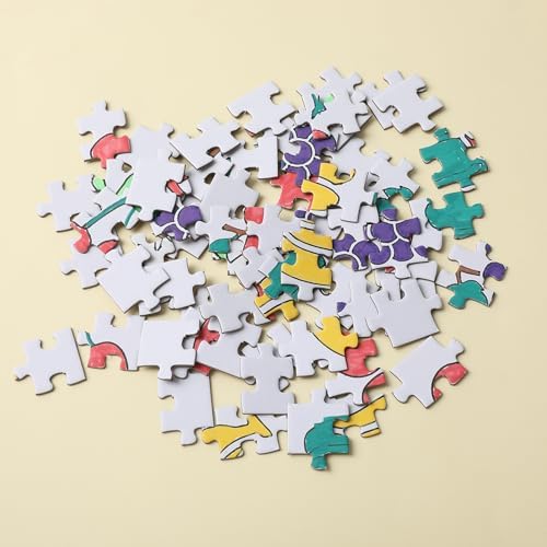 Mr. Pen- Blank Puzzle, 10 Pack, 63 Pieces/Pack, 56" x 8.2", White - Image 6