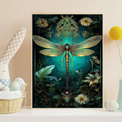 Diamond Art Kits for Adults, Dragonfly Diamond Art Painting Kits for Adults - Image 3