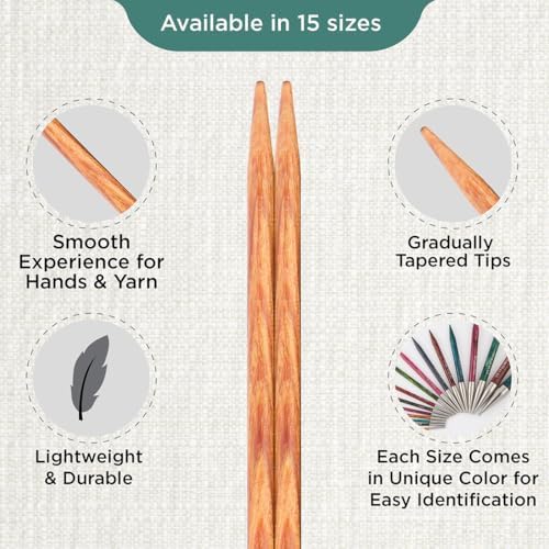 KnitPro Dreamz Interchangeable Circular Needles 4" (10cm) | US Size 5 (3.75mm) - Image 3