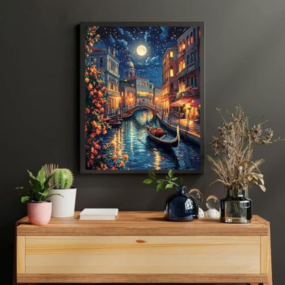 Landscape Paint by Numbers Kit for Adults, DIY Painting Canvas 16x20inch - Image 4