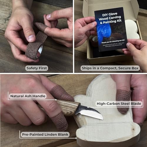 Sharky DIY Glove Wood Carving Kit for Beginners - Image 3