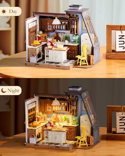Rolife Baking Kitchen DIY Miniature Dollhouse Kit Creative Gift for Adults - Image 5
