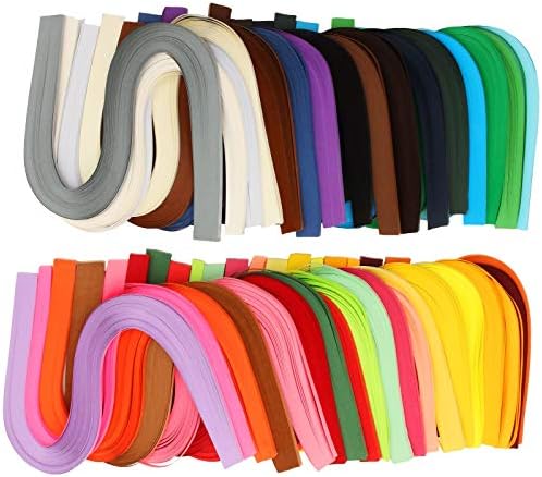 QTLCOHD 35 Colors 4200 Strips Paper Quilling Strips Set - Image 3