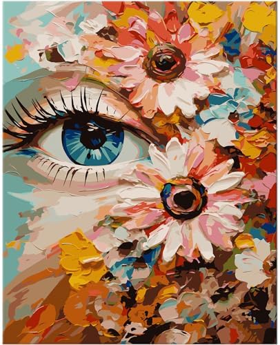 NiArt Paint by Numbers Kit for Adults Beginners, Canvas 16x20 Unframed by NiArt